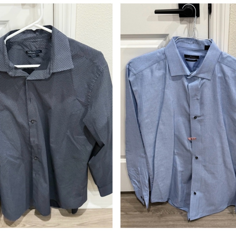 Bundle of 2: Blue Button Downs - XL